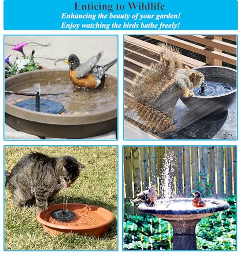 Solar Floating Fountain Pump with Anti-Collision Pole - 6 Nozzles