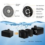 Solar Water Fountain with Lights for Gardens and Ponds
