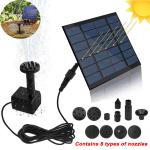 Solar Floating Fountain Pump for Garden Ponds