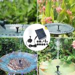 Solar Floating Fountain Pump for Garden Ponds