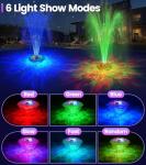 LanAqua Rechargeable Floating Pool Fountain with Lights