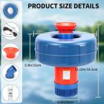 1HP Floating Pond Fountain Aerator with 100ft Cord