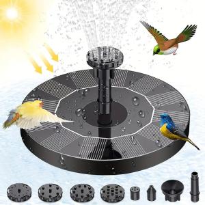 Solar Bird Bath Fountain Pump, 2.5W Upgrade