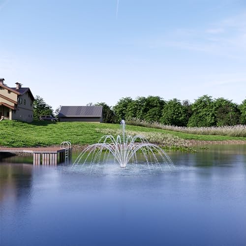 Large Pond Floating Fountain with 13000 GPH Pump