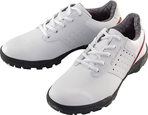 Kasco Men's White Sneaker, 25.5 cm 3E