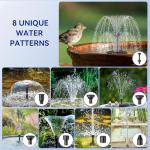 Solar Fountain for Bird Bath and Small Ponds