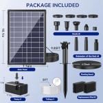 Solar Fountain for Bird Bath and Small Ponds