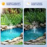 Solar Fountain for Bird Bath and Small Ponds