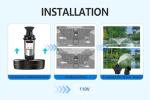 750W Floating Aerator Pump for Large Ponds