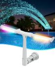 Solar Pool Fountain with Color-Changing Lights