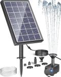 Solar Water Fountain Pump for Bird Bath and Pond