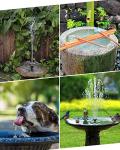 Solar Water Fountain Pump for Bird Bath and Pond