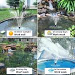 Solar Water Fountain Pump for Bird Bath and Pond