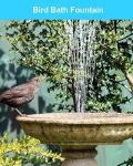 Solar Water Fountain Pump for Bird Bath and Pond