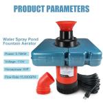 Goldlife 1HP Floating Pond Fountain Aerator