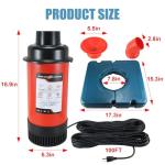 Goldlife 1HP Floating Pond Fountain Aerator