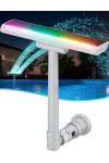 Solar Pool Fountain with 10-Color LED Lights
