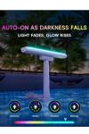 Solar Pool Fountain with 10-Color LED Lights