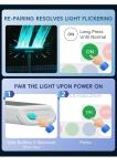 Solar Pool Fountain with 10-Color LED Lights