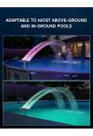 Solar Pool Fountain with 10-Color LED Lights