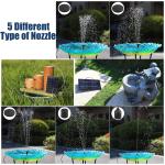 Solar Floating Fountain Water Pump for Birds