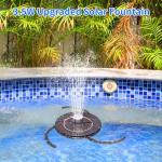AISITIN 3.5W Solar Floating Water Fountain