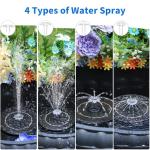 AISITIN 3.5W Solar Floating Water Fountain