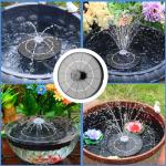 AISITIN 3.5W Solar Floating Water Fountain