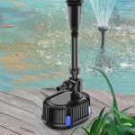 Submersible Pond Fountain Kit with Pump and Filters