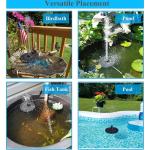 Solar Floating Fountain Pump for Bird Baths