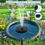 Solar Floating Fountain Pump for Bird Baths