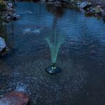 Compact Floating Fountain with RGB LED Light