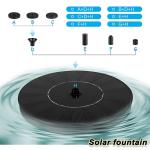 Solar Floating Fountain Pump for Bird Baths