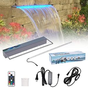 24" LED Color Changing Waterfall Fountain