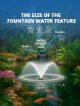 YANASO Pond Fountain Pump with Timer and Cord