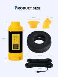 YANASO Pond Fountain Pump with Timer and Cord