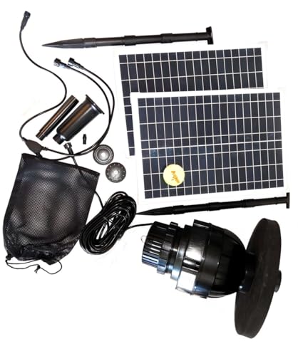 2024 50W or 100W Solar Floating Pond Fountain