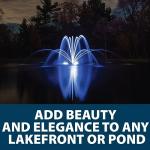Color Changing Fountain Light Set with Remote