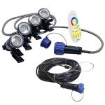 LED Color Changing Fountain Light Set with Remote
