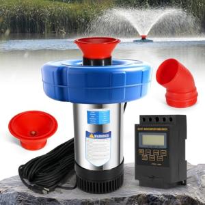 Ytrica 1HP Floating Pond Aerator Fountain Pump