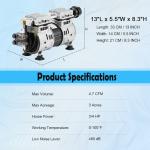 3/4 HP Large Pond Aerator Pump with Box
