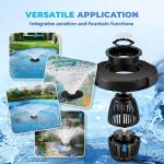 5000GPH Floating Fountain Pump for Large Ponds