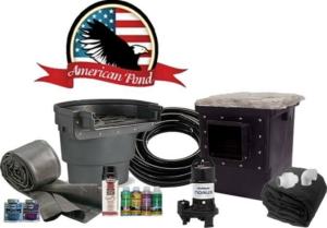11' x 16' Pro Grade Backyard Pond Kit