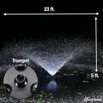 Pond Boss Floating Fountain with Lights, 1/2 hp