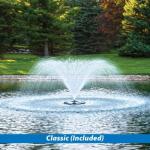 Floating Pond Fountain with 3 Patterns and Cord