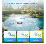 Powerful Floating Pond Fountain Pump, 5000GPH