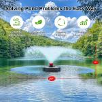 750W Floating Pond Fountain Aerator 15000 GPH