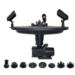 3/4 HP Floating Pond Fountain with Color Changing Lights