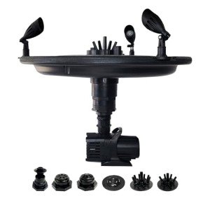 1/4 HP Floating Pond Fountain with Color Lights