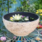 Sungmor Large Garden Bowl Water Plant Fountain